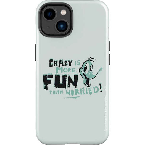 Looney Tunes Daffy Duck Crazy iPhone 14 Plus Impact Case