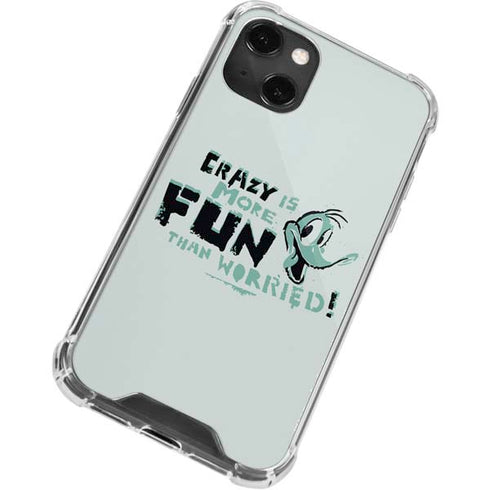 Looney Tunes Daffy Duck Crazy iPhone 14 Plus Clear Case