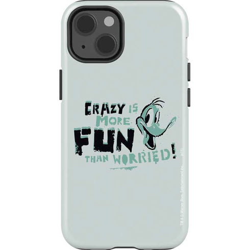 Looney Tunes Daffy Duck Crazy iPhone 14 Impact Case