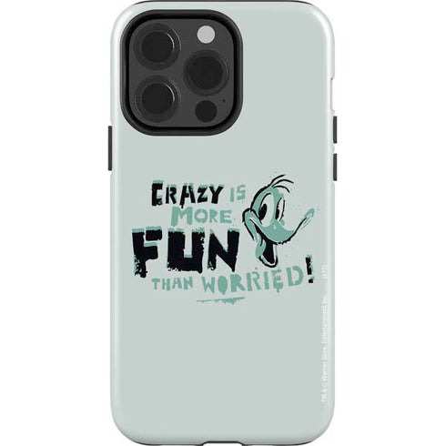 Looney Tunes Daffy Duck Crazy iPhone 15 Pro Impact Case