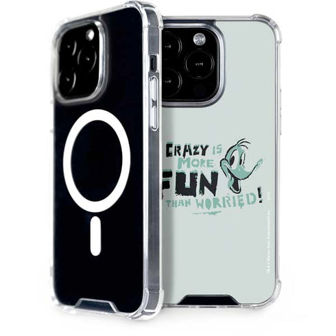 Looney Tunes Daffy Duck Crazy iPhone 14 Pro MagSafe Case