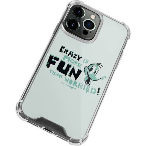 Looney Tunes Daffy Duck Crazy iPhone 15 Pro Max Clear Case