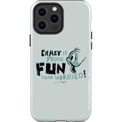 Looney Tunes Daffy Duck Crazy iPhone 15 Pro Max Impact Case