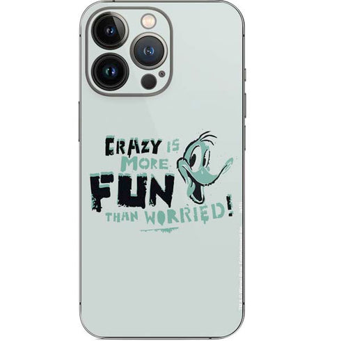 Looney Tunes Daffy Duck Crazy iPhone 14 Pro Skin