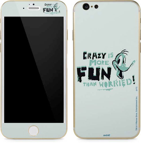 Looney Tunes Daffy Duck Crazy iPhone 6/6s Skin