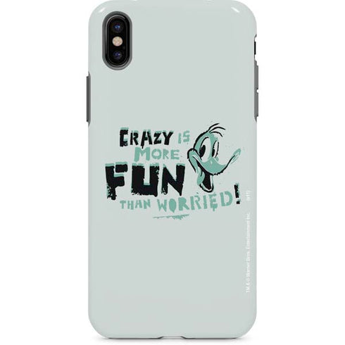 Looney Tunes Daffy Duck Crazy iPhone 8 Pro Case