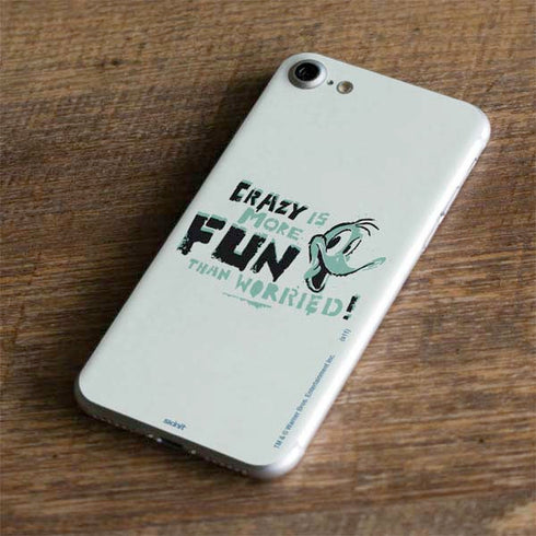 Looney Tunes Daffy Duck Crazy iPhone 8 Skin