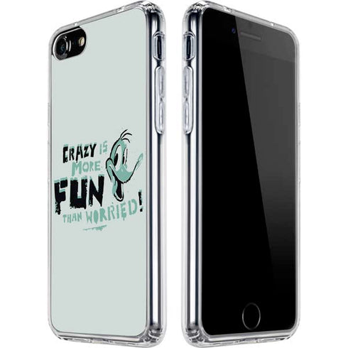 Looney Tunes Daffy Duck Crazy iPhone SE (2nd & 3rd Gen) Clear Case