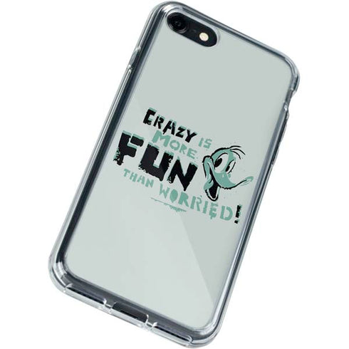 Looney Tunes Daffy Duck Crazy iPhone SE (2nd & 3rd Gen) Clear Case