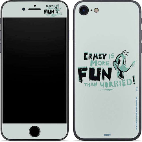 Looney Tunes Daffy Duck Crazy iPhone SE (2nd & 3rd Gen) Skin