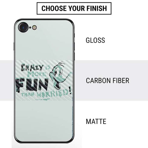 Looney Tunes Daffy Duck Crazy iPhone SE (2nd & 3rd Gen) Skin