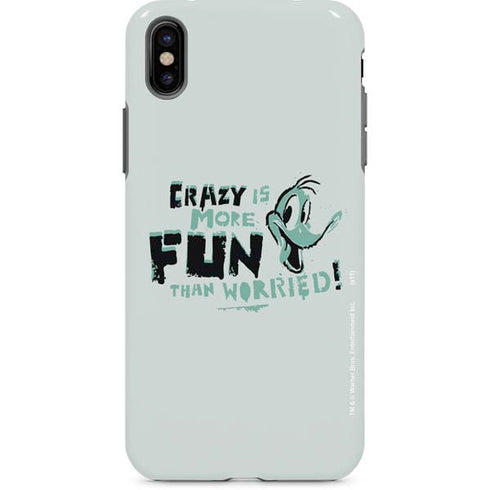 Looney Tunes Daffy Duck Crazy iPhone X Pro Case