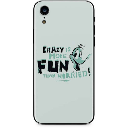 Looney Tunes Daffy Duck Crazy iPhone XR Skin