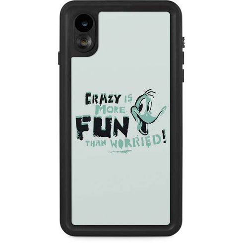 Looney Tunes Daffy Duck Crazy iPhone XR Waterproof Case