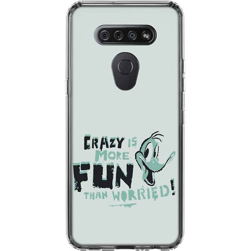 Looney Tunes Daffy Duck Crazy LG K51/Q51 Clear Case