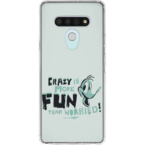 Looney Tunes Daffy Duck Crazy LG Stylo 6 Clear Case