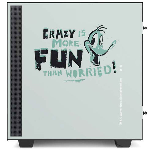 Looney Tunes Daffy Duck Crazy NZXT H510 Compact ATX Mid-Tower Case Skin