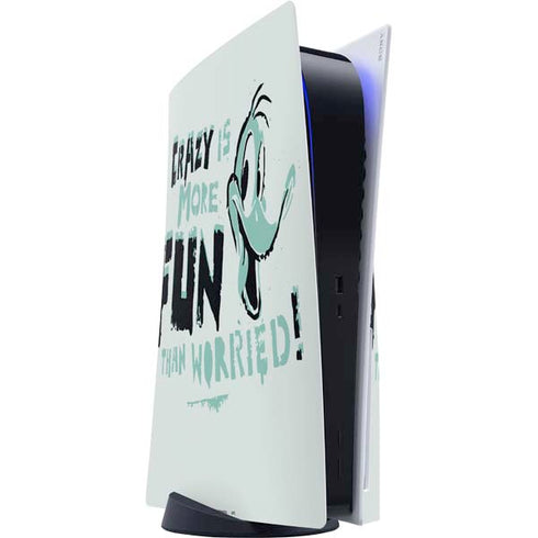 Looney Tunes Daffy Duck Crazy PS5 Console Skin