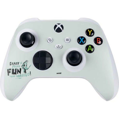 Looney Tunes Daffy Duck Crazy Xbox Series S Controller Skin