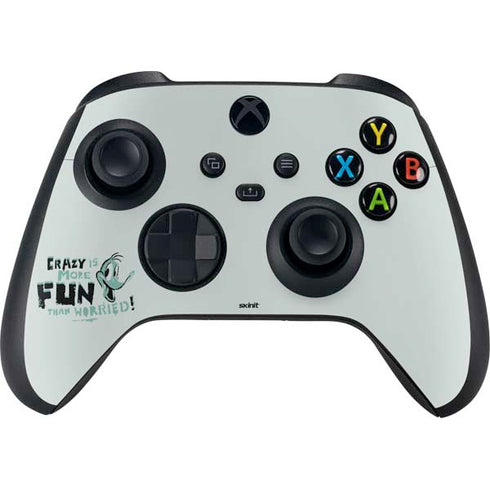 Looney Tunes Daffy Duck Crazy Xbox Series X Controller Skin