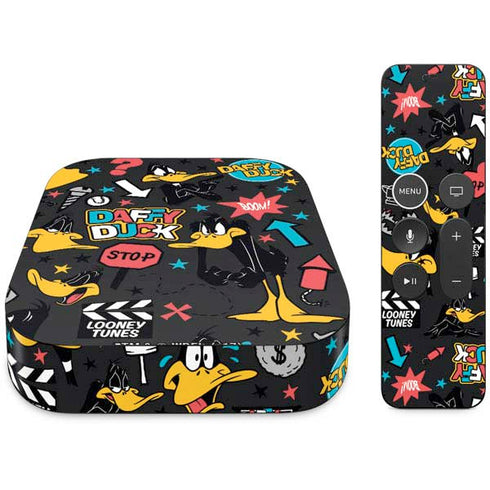 Looney Tunes Daffy Duck Patches Apple TV Skin