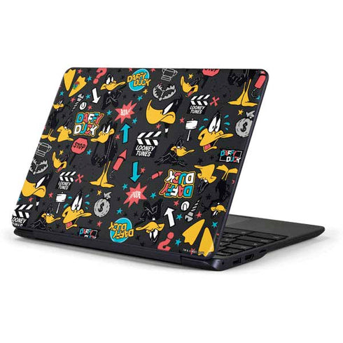 Looney Tunes Daffy Duck Patches Samsung Chromebook Skin