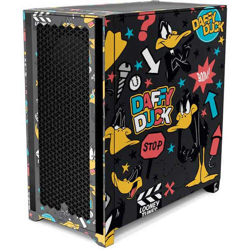 Looney Tunes Daffy Duck Patches Corsair 4000D Tempered Glass Mid-Tower ATX Case Skin