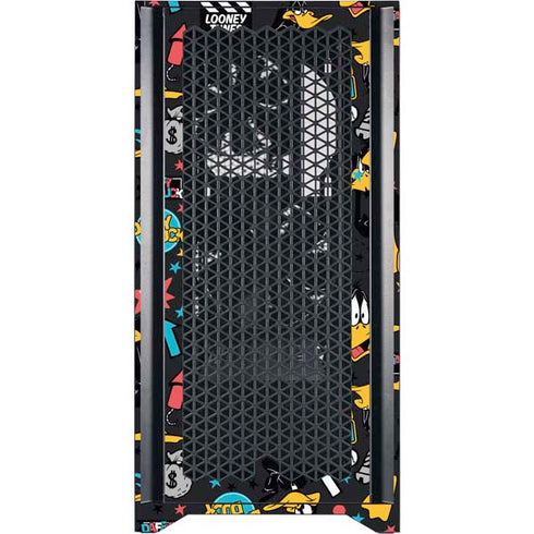 Looney Tunes Daffy Duck Patches Corsair 4000D Tempered Glass Mid-Tower ATX Case Skin
