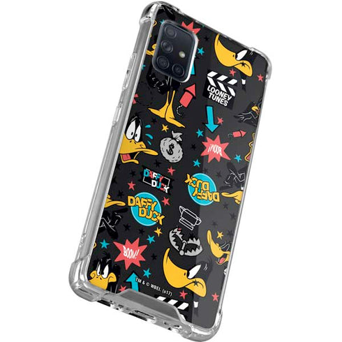Looney Tunes Daffy Duck Patches Galaxy A51 5G Clear Case