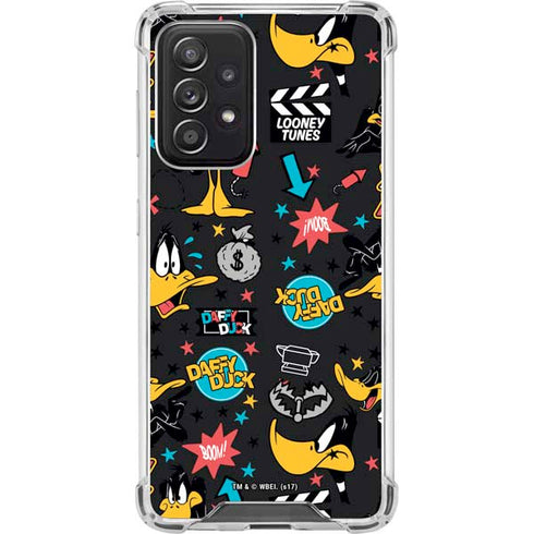 Looney Tunes Daffy Duck Patches Galaxy A52 5G Clear Case