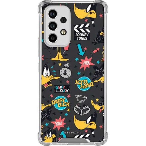 Looney Tunes Daffy Duck Patches Galaxy A53 5G Clear Case