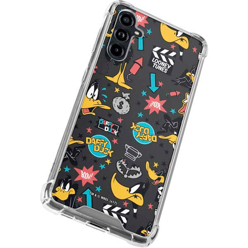 Looney Tunes Daffy Duck Patches Galaxy A54 5G Clear Case