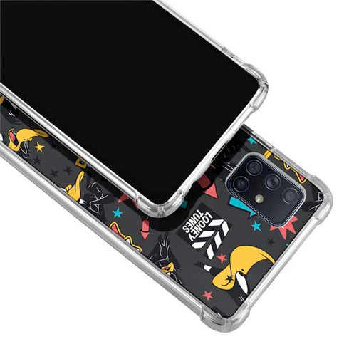 Looney Tunes Daffy Duck Patches Galaxy A71 5G Clear Case