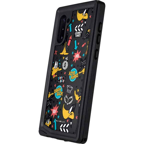 Looney Tunes Daffy Duck Patches Galaxy Note 10 Waterproof Case