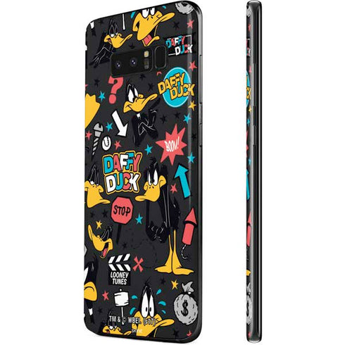 Looney Tunes Daffy Duck Patches Galaxy Note 8 Skin