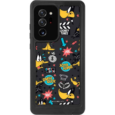 Looney Tunes Daffy Duck Patches Galaxy Note20 Ultra 5G Waterproof Case