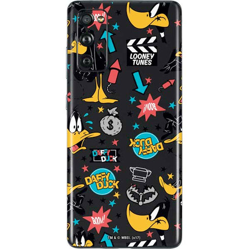 Looney Tunes Daffy Duck Patches Galaxy S20 Fan Edition Skin