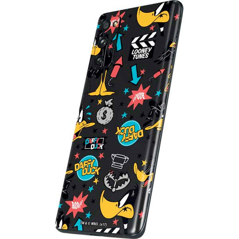 Looney Tunes Daffy Duck Patches Galaxy S20 Fan Edition Skin