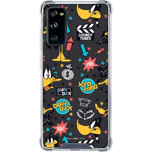 Looney Tunes Daffy Duck Patches Galaxy S20 FE Clear Case