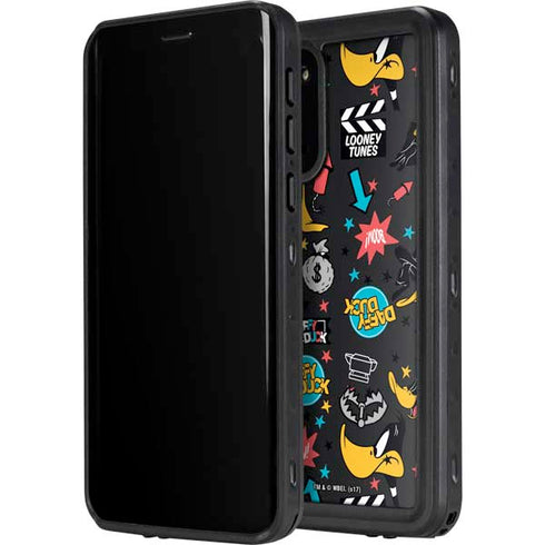 Looney Tunes Daffy Duck Patches Galaxy S20 Plus Waterproof Case