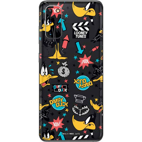 Looney Tunes Daffy Duck Patches Galaxy S20 Skin