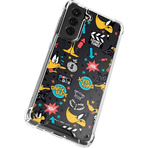 Looney Tunes Daffy Duck Patches Galaxy S21 5G Clear Case