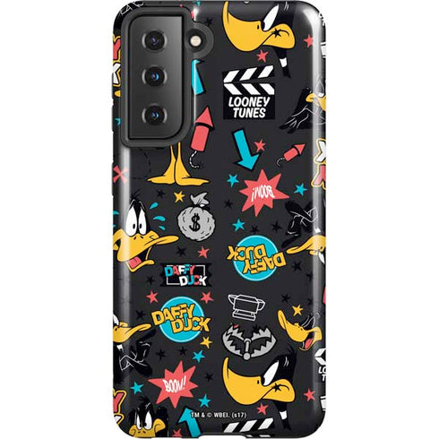 Looney Tunes Daffy Duck Patches Galaxy S21 5G Pro Case