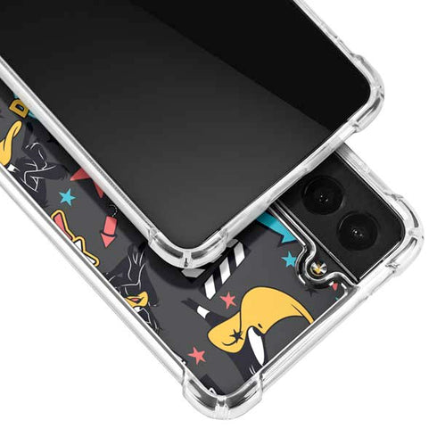 Looney Tunes Daffy Duck Patches Galaxy S21 Plus 5G Clear Case