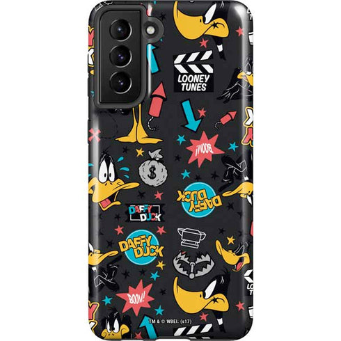 Looney Tunes Daffy Duck Patches Galaxy S21 Plus 5G Pro Case
