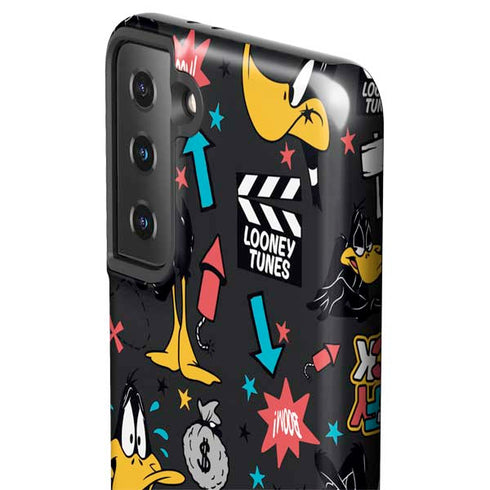 Looney Tunes Daffy Duck Patches Galaxy S21 Plus 5G Pro Case