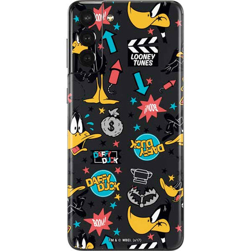 Looney Tunes Daffy Duck Patches Galaxy S21 Plus 5G Skin