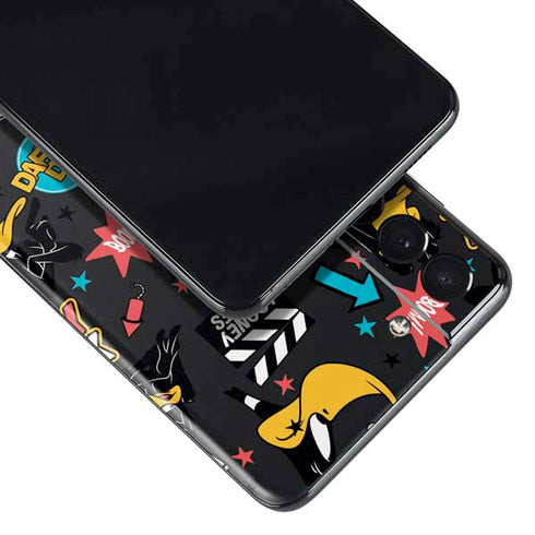 Looney Tunes Daffy Duck Patches Galaxy S21 Plus 5G Skin