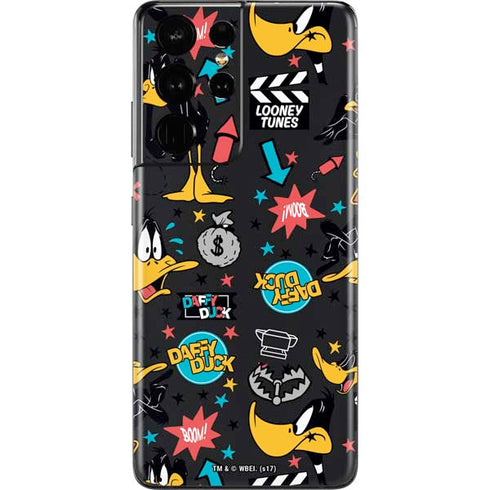 Looney Tunes Daffy Duck Patches Galaxy S21 Ultra 5G Skin