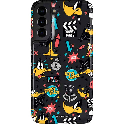 Looney Tunes Daffy Duck Patches Galaxy S22 Plus Pro Case